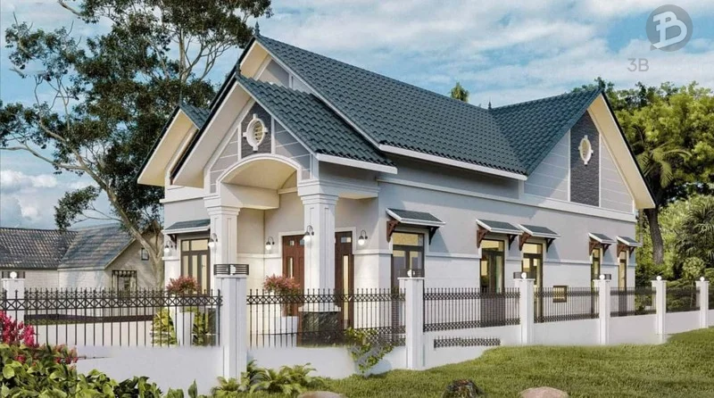 Mẫu nhà cấp 4 đẹp và hiện đại được ưa chuộng