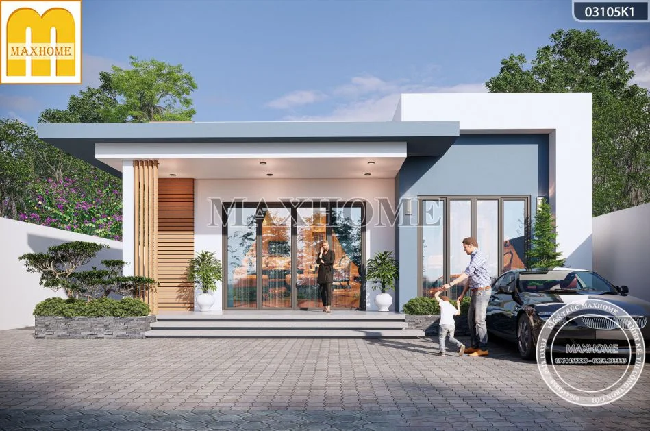 50+ mẫu nhà cấp 4 mái bằng rẻ đẹp, hiện đại - Thiết kế mới 2023