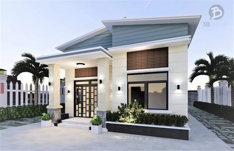 Mẫu thiết kế nhà cấp 4 khung thép đẹp xu hướng nhất Việt Nam