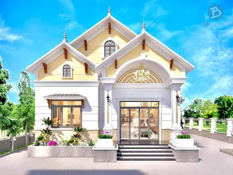 Nhà cấp 4 mái Thái phù hợp khí hậu nhiệt đới nóng ẩm