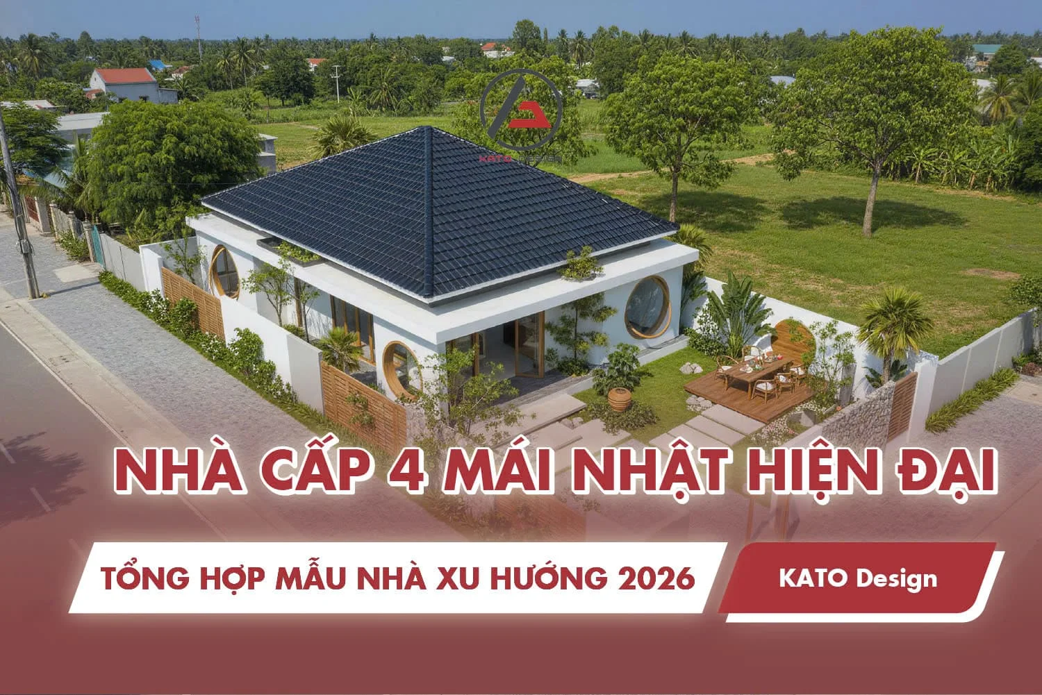 Tổng Hợp Nhà Cấp 4 Mái Nhật Hiện đại Năm 2026