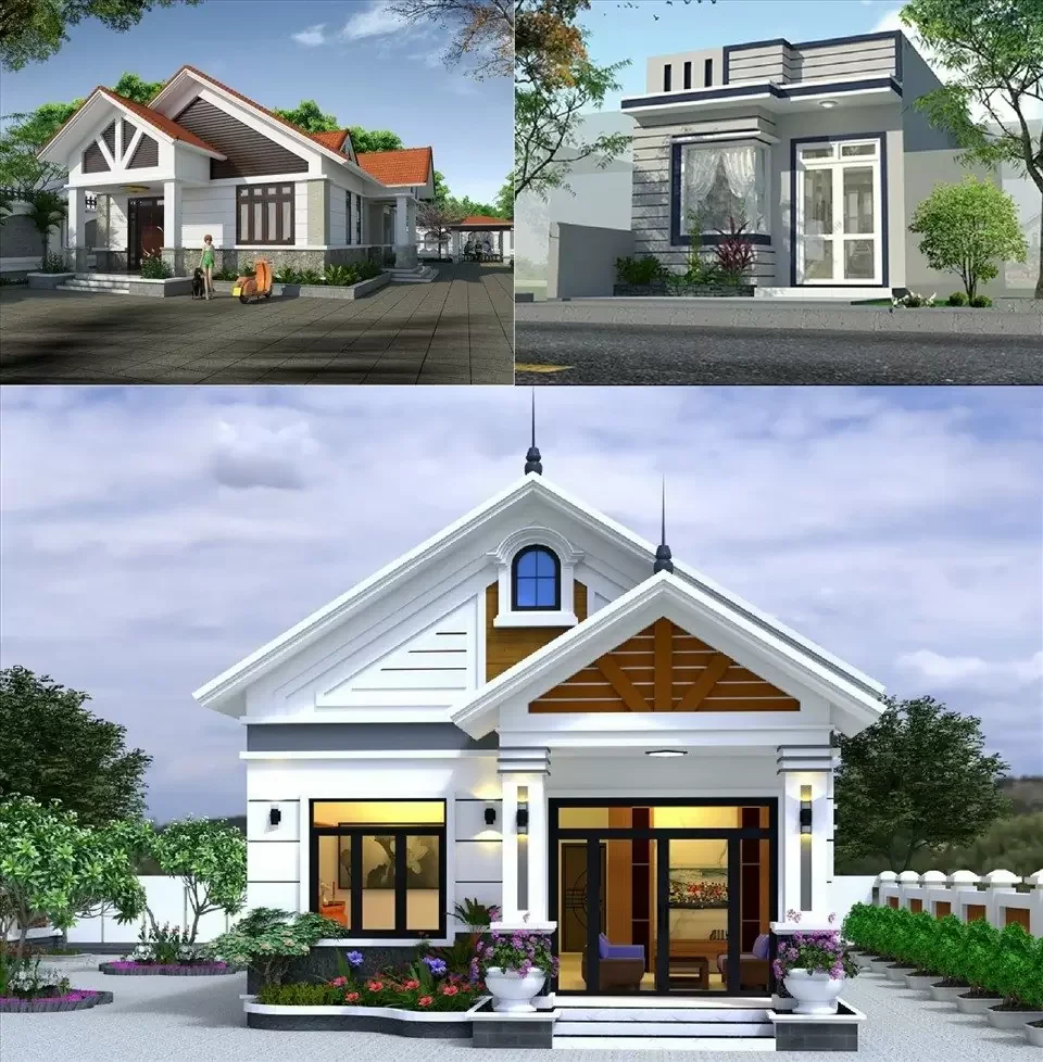 54+ Mẫu nhà cấp 4 đẹp giá rẻ 300 triệu đơn giản, hiện đại, xu hướng