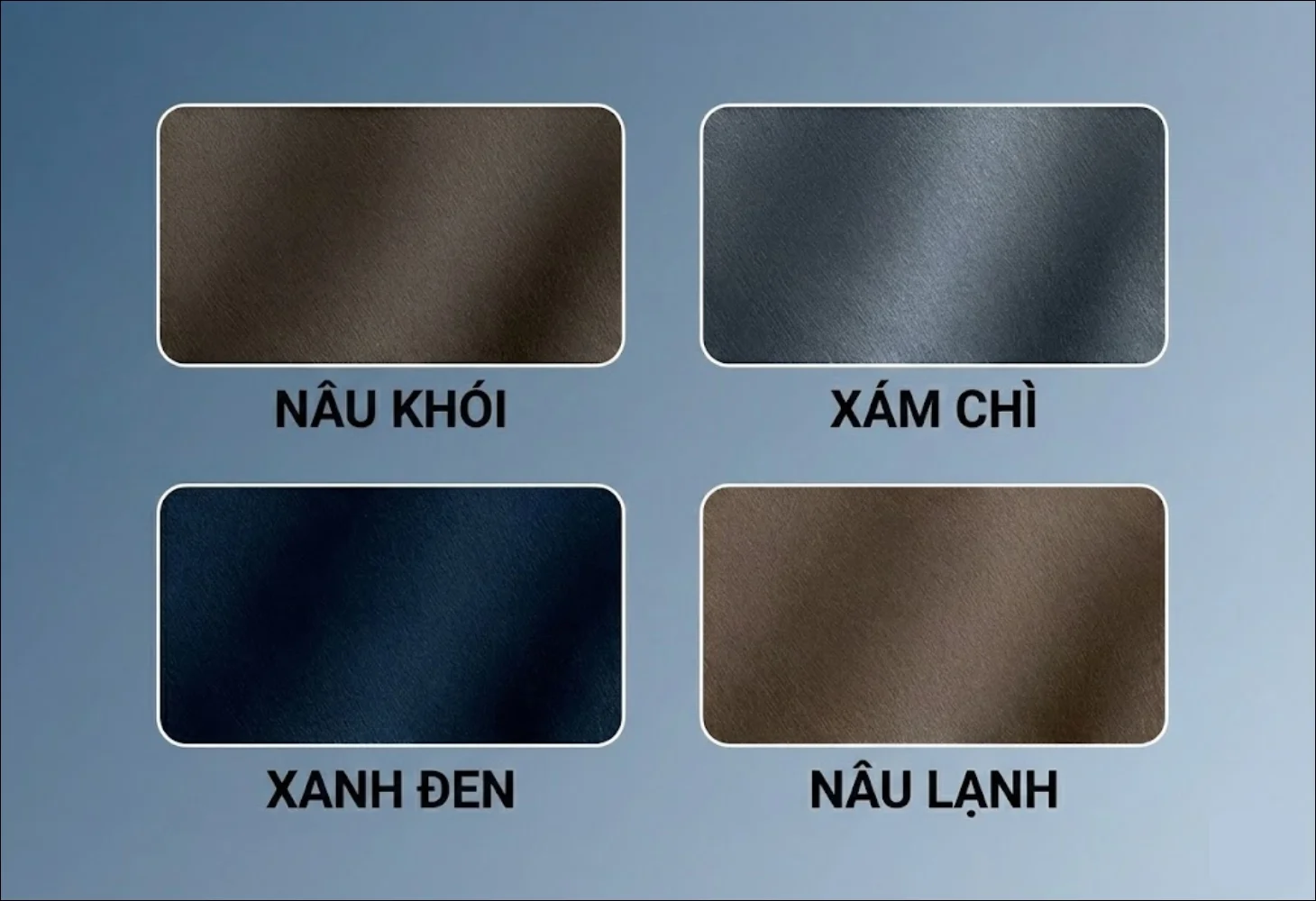 Các màu nhuộm phù hợp cho tóc layer nam